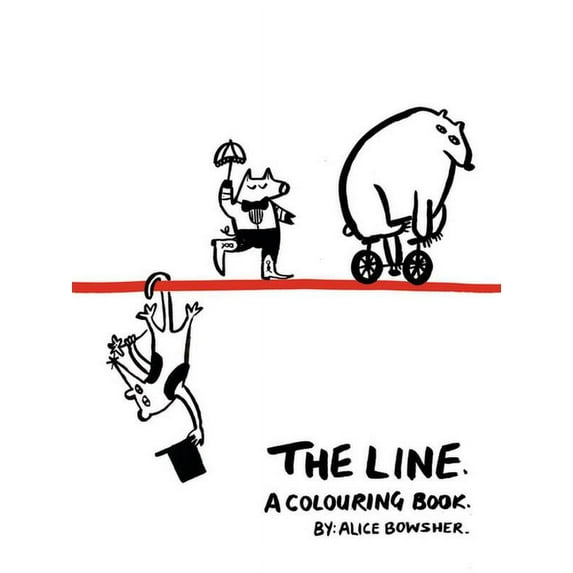 The Line: A Colouring Book - Bowsher, Alice