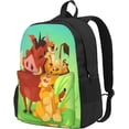 thumbnail image 1 of The Lion Anime King Backpack with Large Capacity Laptop Backpack Business Daypack Adjustable Shoulder Strap Bookbag 16.5 inch, 1 of 8