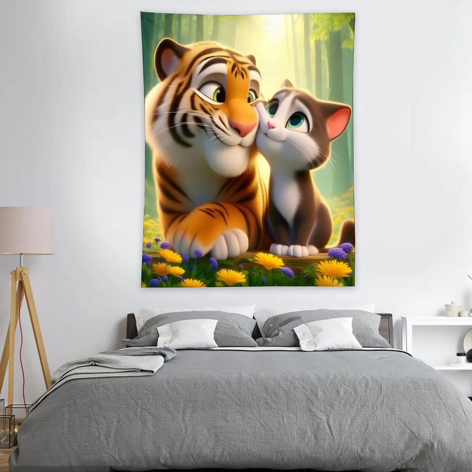 The Lion KING tapestry 40 x 60 inches rich in color realistic in ...