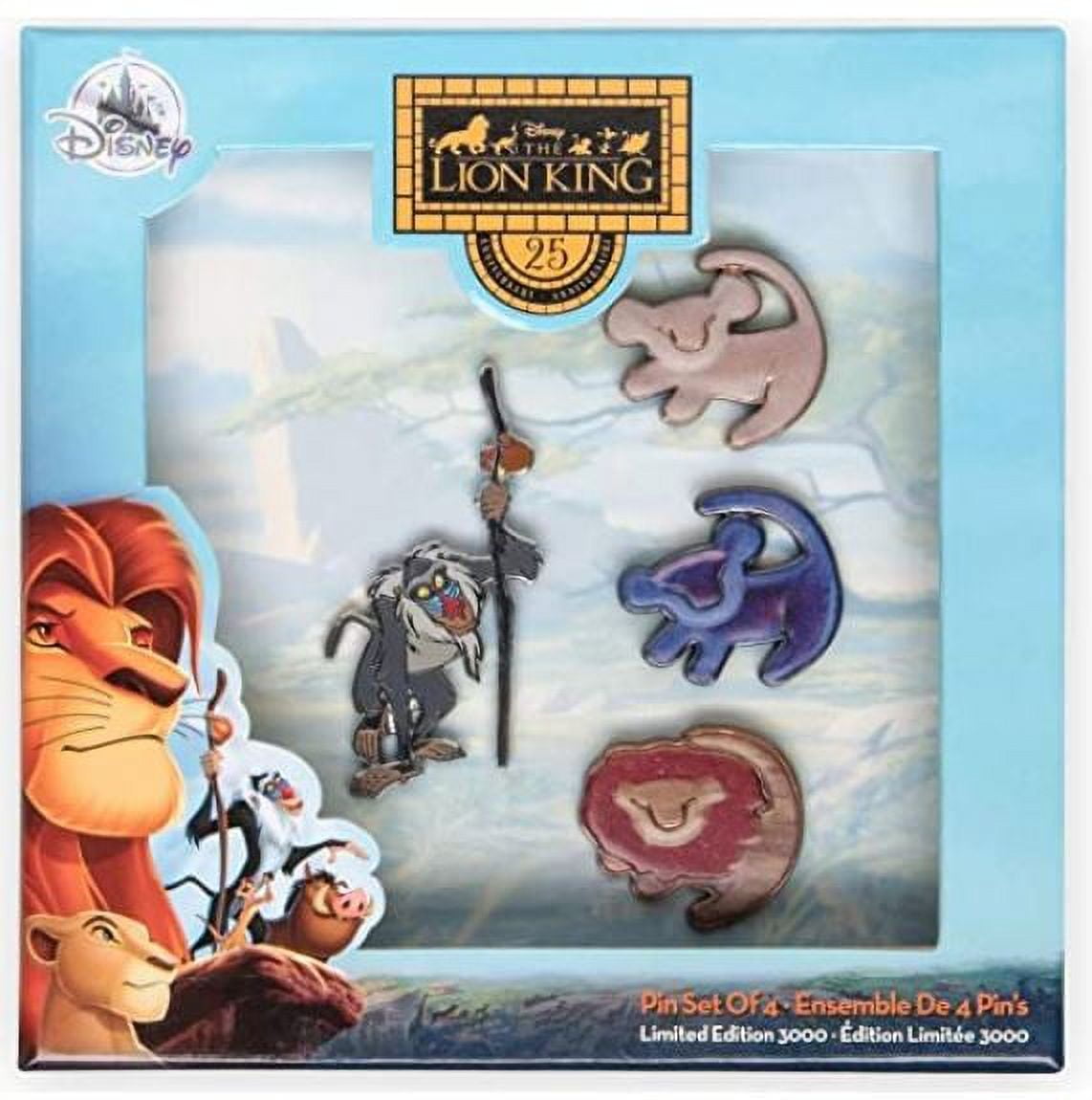 The Lion King 25th Anniversary Pin Set – Limited Edition 3000