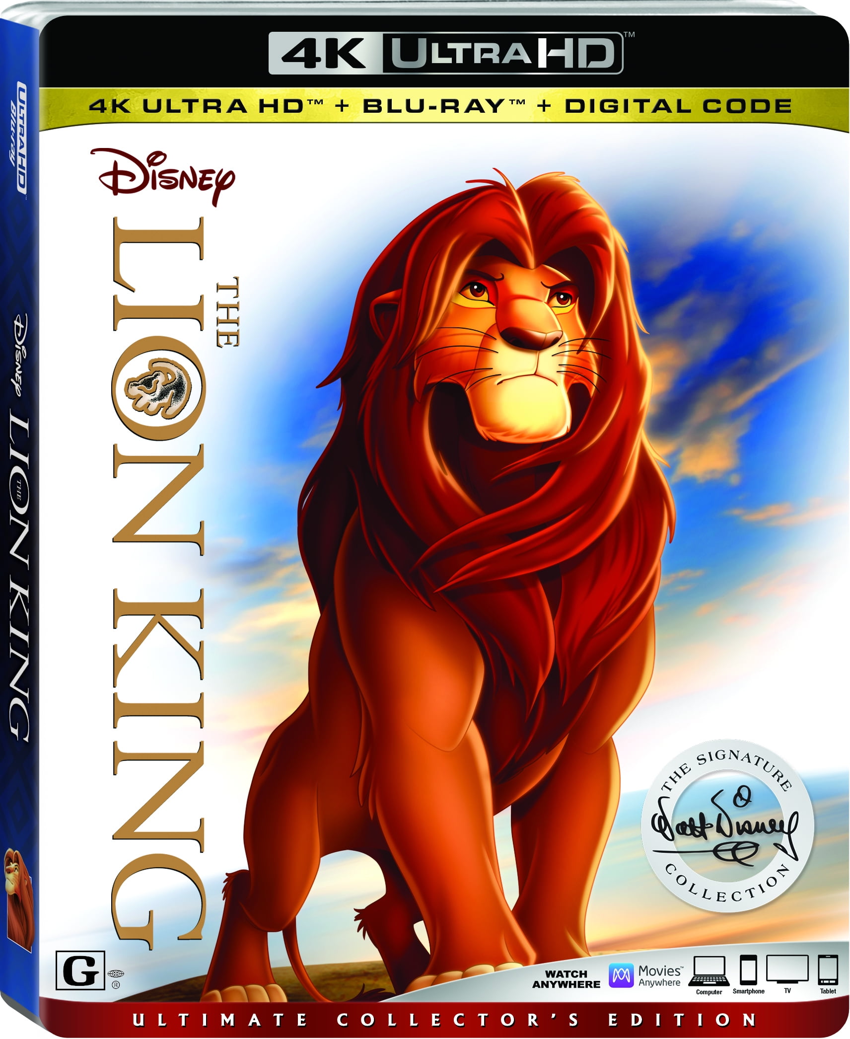 リトル・マーメイド アラジン ライオン・キング 4K UHD Blu-ray Disney's The Lion King - 4K Ultra HD, Blu-ray & Digital Code