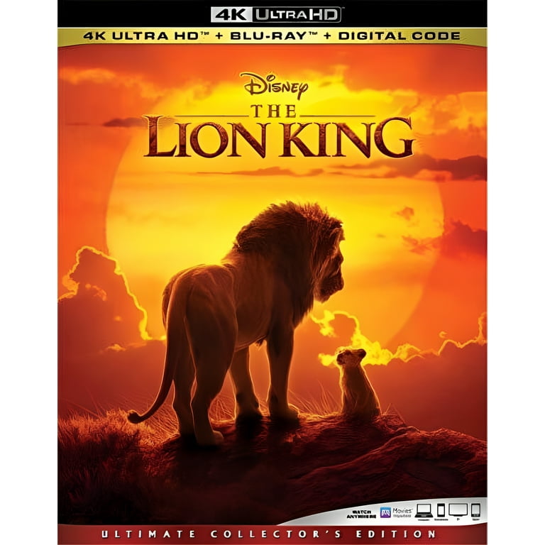 Disney s The Lion King 4K Ultra HD Blu ray Action Adventure Walmart