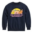 thumbnail image 1 of The Lion King - Avoiding All Responsibility - Toddler & Youth Crewneck Fleece Sweatshirt, 1 of 4