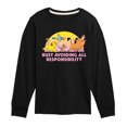 thumbnail image 1 of The Lion King - Avoiding All Responsibility - Toddler & Youth Long Sleeve Graphic T-Shirt, 1 of 4