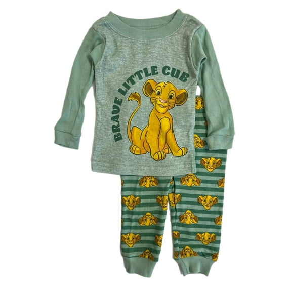 The Lion King Baby Boys Cotton Sleepwear, 2-Piece, Sizes 9M-24M