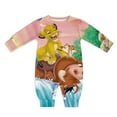 thumbnail image 1 of The Lion King Baby Long Sleeve Rompers Footless Jumpsuits One-Piece Outfits for Boys Girls, 1 of 8