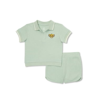The Lion King Baby Polo Shirt and Shorts Set, 2-Piece, Sizes 0M-18M