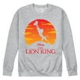 thumbnail image 1 of The Lion King - Baby Simba at Pride Rock - Iconic Silhouette - Men's Crew Neck Fleece Pullover, 1 of 4