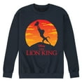 thumbnail image 1 of The Lion King - Baby Simba at Pride Rock - Iconic Silhouette - Men's Crew Neck Fleece Pullover, 1 of 4