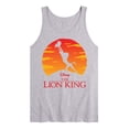 thumbnail image 1 of The Lion King - Baby Simba at Pride Rock - Iconic Silhouette - Men's Jersey Tank Top, 1 of 3