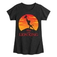 thumbnail image 1 of The Lion King - Baby Simba at Pride Rock - Iconic Silhouette - Toddler & Youth Girls Short Sleeve Graphic T-Shirt, 1 of 5