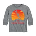 thumbnail image 1 of The Lion King - Baby Simba at Pride Rock - Iconic Silhouette - Toddler & Youth Long Sleeve Graphic T-Shirt, 1 of 5