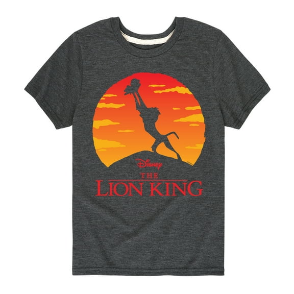 The Lion King - Baby Simba at Pride Rock - Iconic Silhouette - Toddler & Youth Short Sleeve Graphic T-Shirt