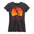 thumbnail image 1 of The Lion King - Baby Simba at Pride Rock - Iconic Silhouette - Women's Short Sleeve Graphic T-Shirt, 1 of 5
