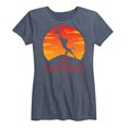 thumbnail image 1 of The Lion King - Baby Simba at Pride Rock - Iconic Silhouette - Women's Short Sleeve Graphic T-Shirt, 1 of 5