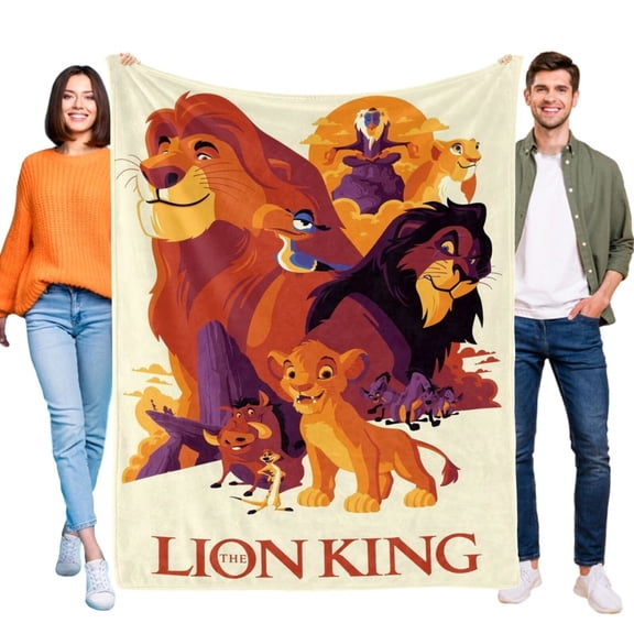 The Lion King Blanket Flannel Soft Sofa Bed Throw for Sofa Birthday Gift