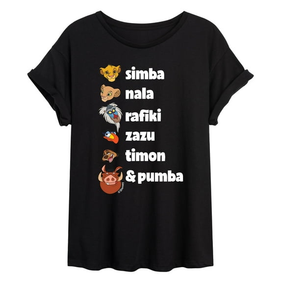 The Lion King - Character Art - Women's Oversized T-Shirt