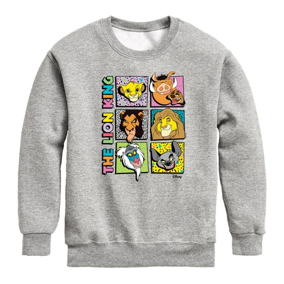 The Lion King - Character Grid - Toddler & Youth Crewneck Fleece Sweatshirt