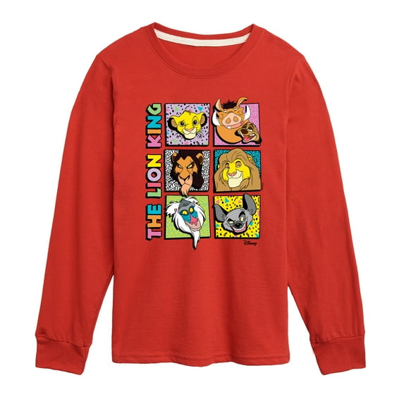 The Lion King - Character Grid - Toddler & Youth Long Sleeve Graphic T-Shirt