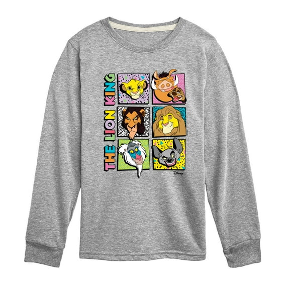 The Lion King - Character Grid - Toddler & Youth Long Sleeve Graphic T-Shirt