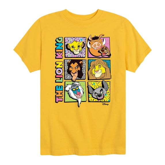 The Lion King - Character Grid - Toddler & Youth Short Sleeve Graphic T-Shirt
