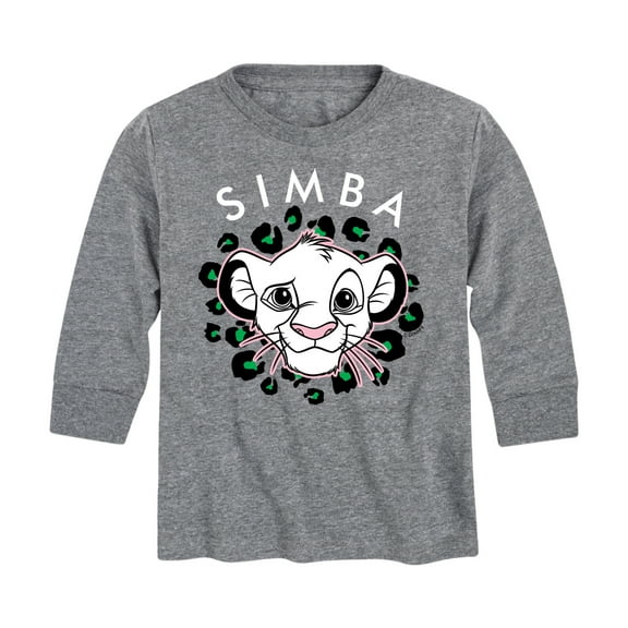 The Lion King - Cheetah Print - Simba - Toddler & Youth Long Sleeve Graphic T-Shirt