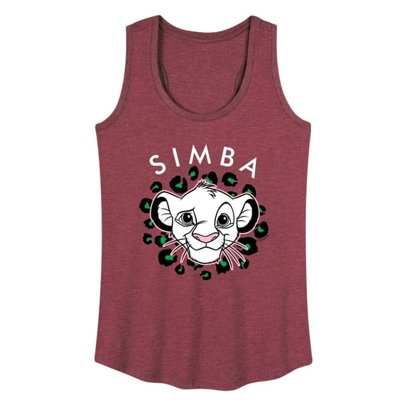 The Lion King - Cheetah Print - Simba - Women's Racerback Tank Top