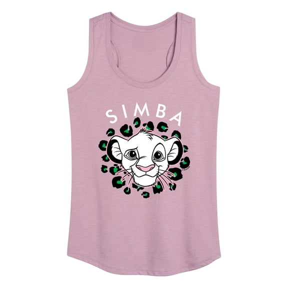 The Lion King - Cheetah Print - Simba - Women's Racerback Tank Top