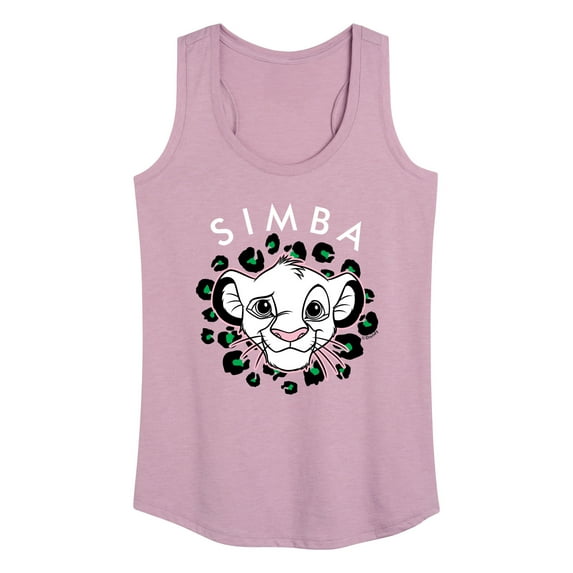 The Lion King - Cheetah Print - Simba - Women's Racerback Tank Top