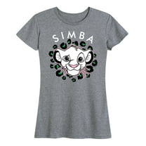 The Lion King - Cheetah Print - Simba - Women's Short Sleeve Graphic T-Shirt