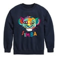 thumbnail image 1 of The Lion King - Colorful Simba - Toddler & Youth Crewneck Fleece Sweatshirt, 1 of 5