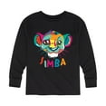 thumbnail image 1 of The Lion King - Colorful Simba - Toddler & Youth Long Sleeve Graphic T-Shirt, 1 of 5
