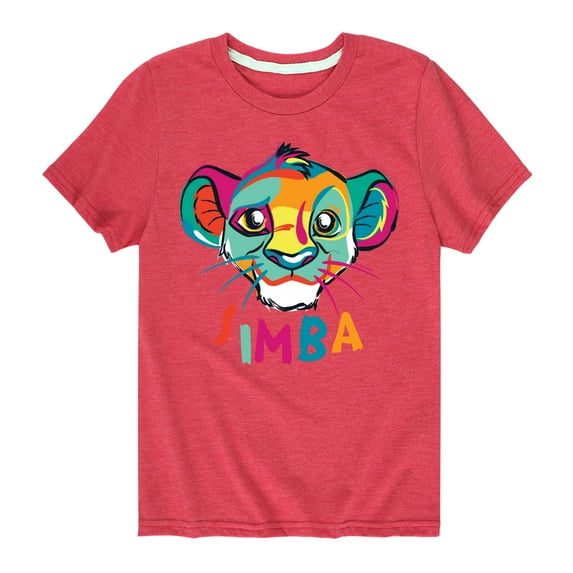 The Lion King - Colorful Simba - Toddler & Youth Short Sleeve Graphic T-Shirt
