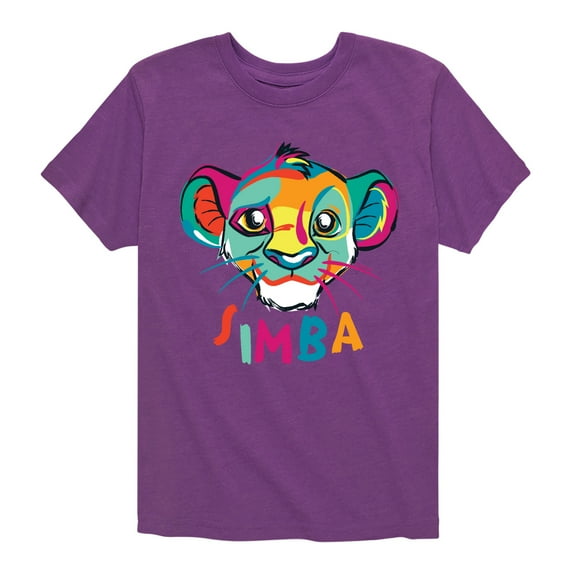 The Lion King - Colorful Simba - Toddler & Youth Short Sleeve Graphic T-Shirt