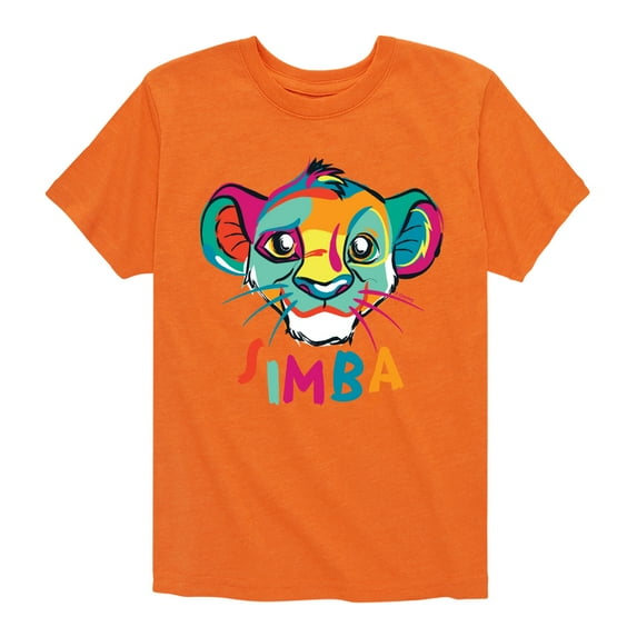 The Lion King - Colorful Simba - Toddler & Youth Short Sleeve Graphic T-Shirt