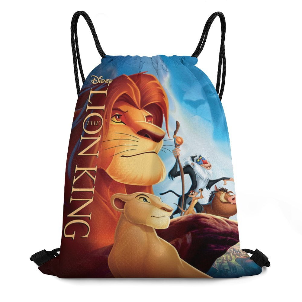 The Lion King Drawstring Bag Gym Bag Water Resistant