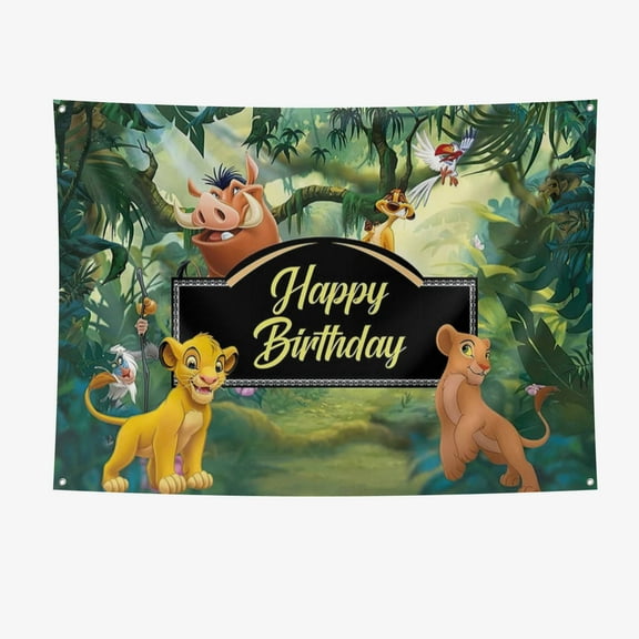 The Lion King Festival Backdrop Party Banner 7x5ft Party Supplies Large Size The Lion King Party Decoration