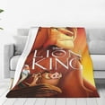thumbnail image 1 of The Lion King Fleece Blanket Super Soft Cozy Throw Blanket Fuzzy Comfy Flannel Blanket Warm Plush Blankets And Throws For Couch, Sofa, Bed 80"X60", 1 of 7