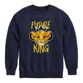 thumbnail image 1 of The Lion King - Future King - Simba - Toddler & Youth Crewneck Fleece Sweatshirt, 1 of 5