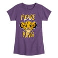 thumbnail image 1 of The Lion King - Future King - Simba - Toddler & Youth Girls Short Sleeve Graphic T-Shirt, 1 of 5