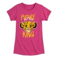 thumbnail image 1 of The Lion King - Future King - Simba - Toddler & Youth Girls Short Sleeve Graphic T-Shirt, 1 of 5