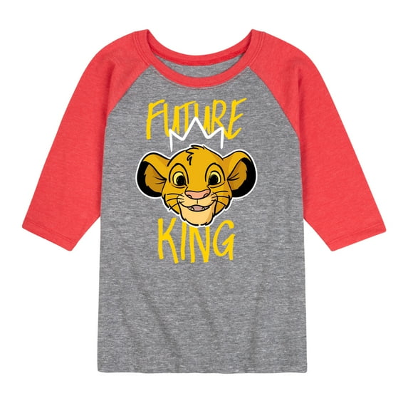 The Lion King - Future King - Simba - Toddler & Youth Raglan Graphic T-Shirt