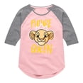 thumbnail image 1 of The Lion King - Future Queen - Nala - Toddler & Youth Girls Raglan Graphic T-Shirt, 1 of 4