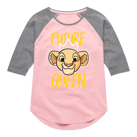 The Lion King - Future Queen - Nala - Toddler & Youth Girls Raglan Graphic T-Shirt