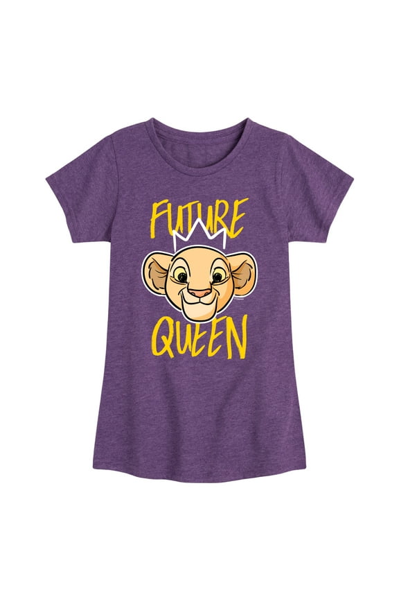 - Future Queen - Nala - Toddler & Youth Girls Short Sleeve Graphic T-Shirt