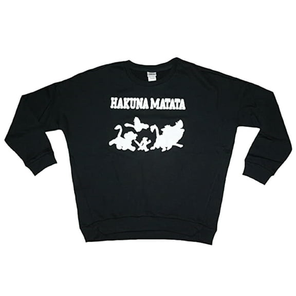 The Lion King Hakuna Matata Junior Women's Group Character Silhouette Sweatshirt