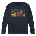 thumbnail image 1 of The Lion King - Hakuna Matata Outlined Words - Men's Crew Neck Fleece Pullover, 1 of 4