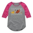 thumbnail image 1 of The Lion King - Hakuna Matata Outlined Words - Toddler & Youth Girls Raglan Graphic T-Shirt, 1 of 5