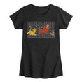 thumbnail image 1 of The Lion King - Hakuna Matata Outlined Words - Toddler & Youth Girls Short Sleeve Graphic T-Shirt, 1 of 5