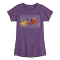 thumbnail image 1 of The Lion King - Hakuna Matata Outlined Words - Toddler & Youth Girls Short Sleeve Graphic T-Shirt, 1 of 5
